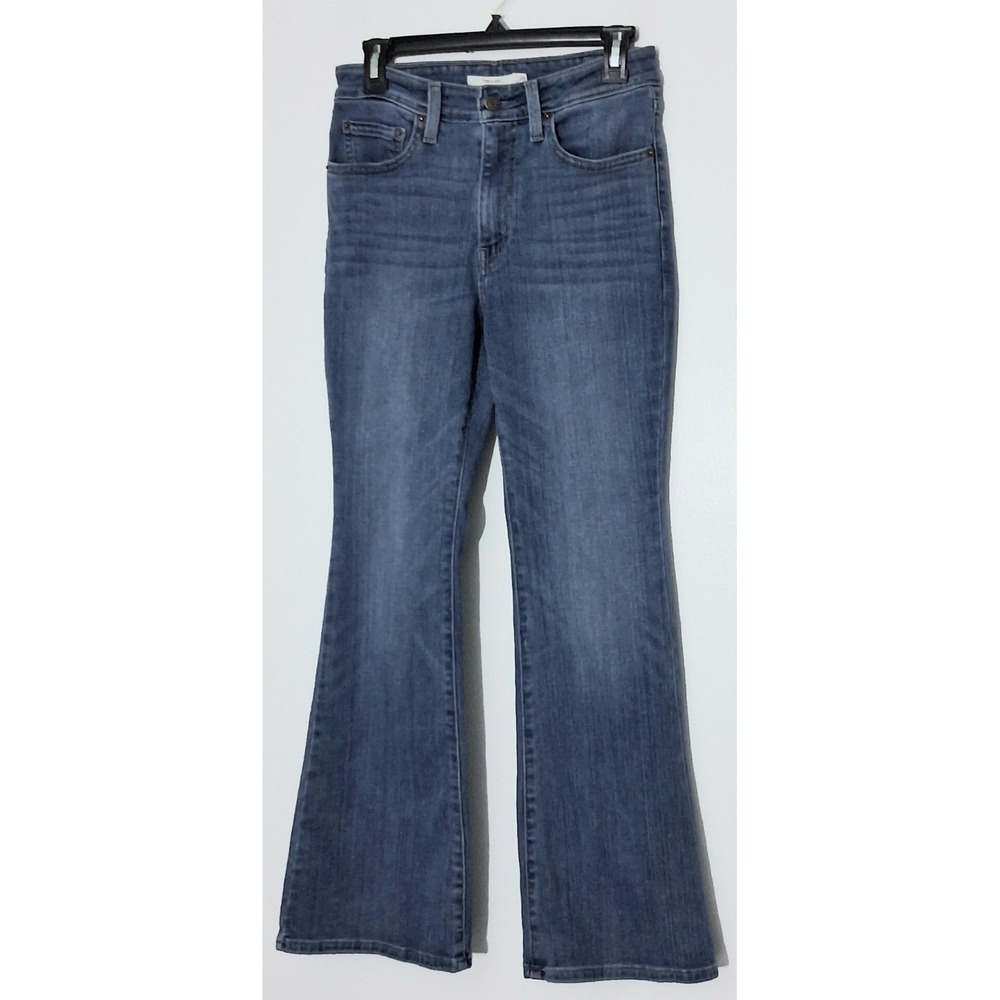Levi's 726 Flare Jeans Women's Size 28x30 Blue Pockets Stretch Bohemian Y2K